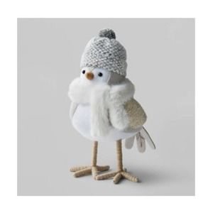 2022 Target Wondershop Featherly Friends "Purl" Winter Dressed Fabric Bird